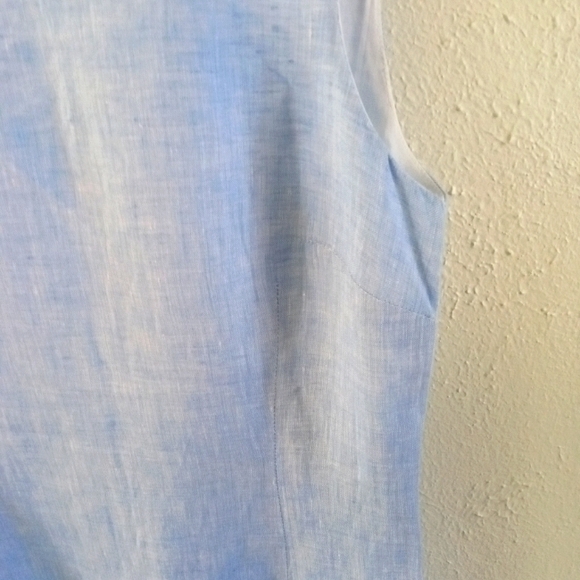 HIHO  Ginnie 100% Linen Chambray Island Resort Dress | S - Picture 6 of 10
